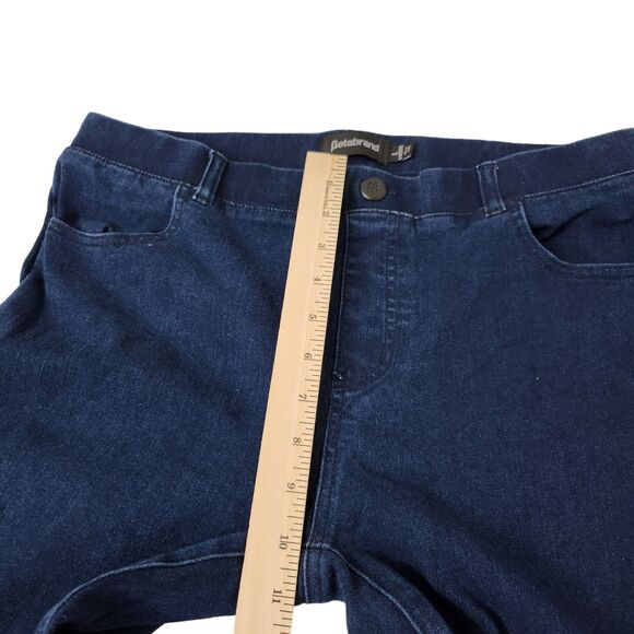 Betabrand Jeans Large Blue Bootcut 4-Pocket Yoga Denim Large in Dark indigo - Picture 10 of 10